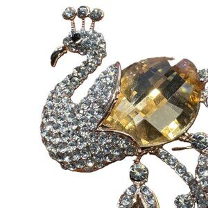 JTV Costume Peacock Brooch